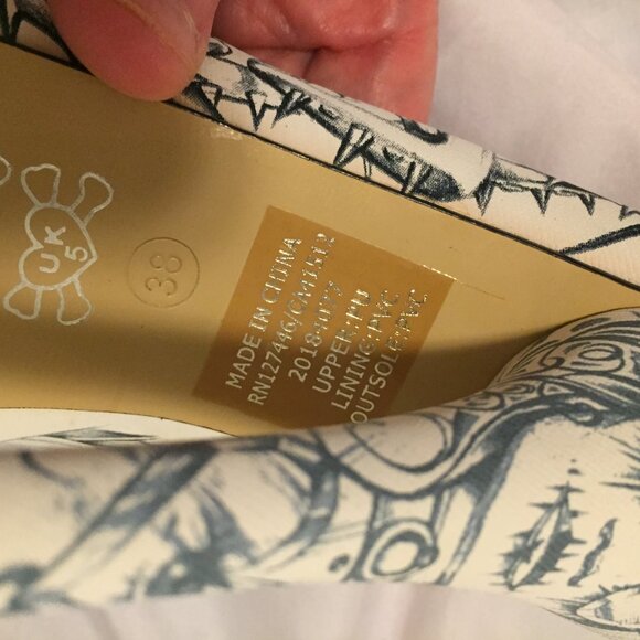 Iron Fist Women's Peep Toe Pump Bonebreaker Key to My Sole Shoes SZ 7 L.A. Woods - Picture 7 of 14